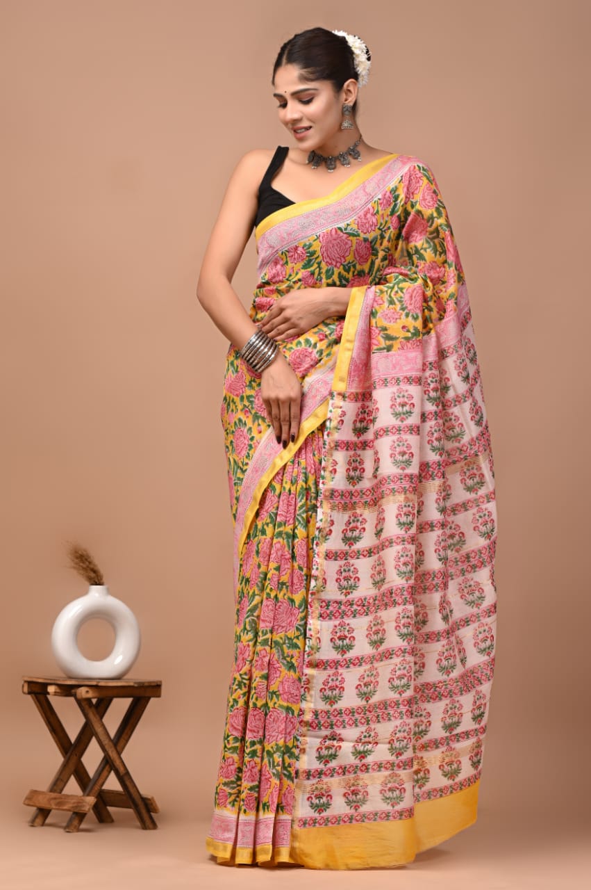 Chanderi silk saree -6